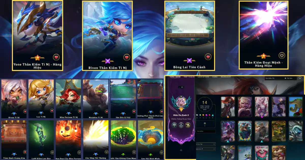 FULL COMBO YONE HÀNG HIỆU + RIVEN